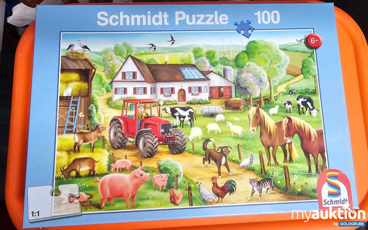 Artikel Nr. 397039: Schmidt Puzzle 100 Teile auf dem Bauernhof