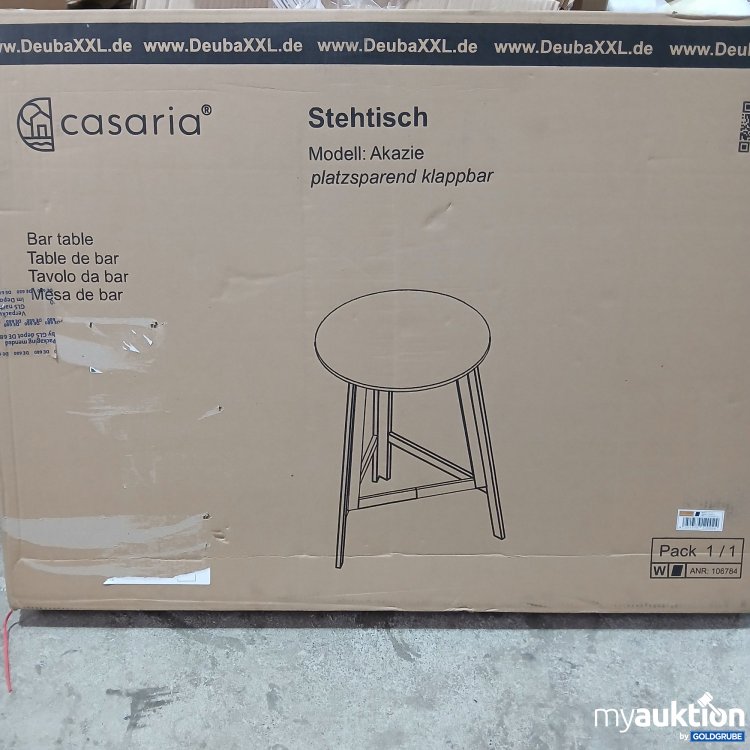 Artikel Nr. 444039: DebuaXXL  Casaria Stehtisch  Akazie 106784