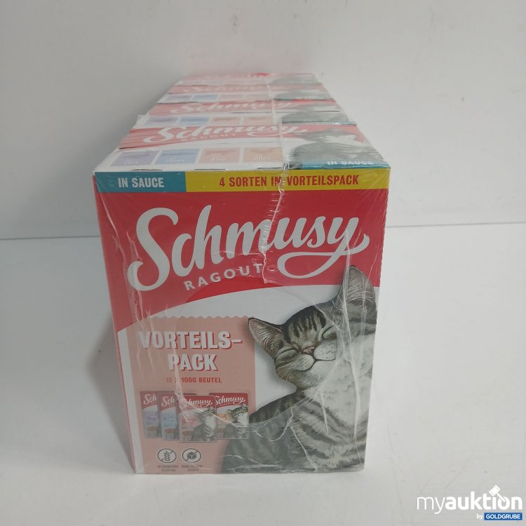 Artikel Nr. 873039: Schmusy Ragout Katzenfutter 4x(12x100g) 