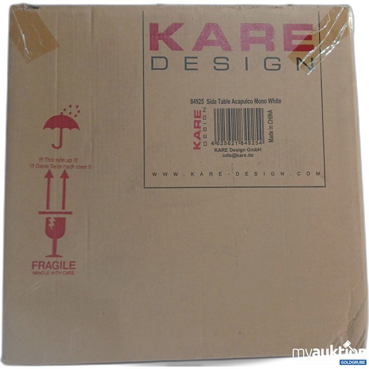 Artikel Nr. 888039 Artikel Nr. 888039: Kare Design Side Table Acapulco Mono White 84925