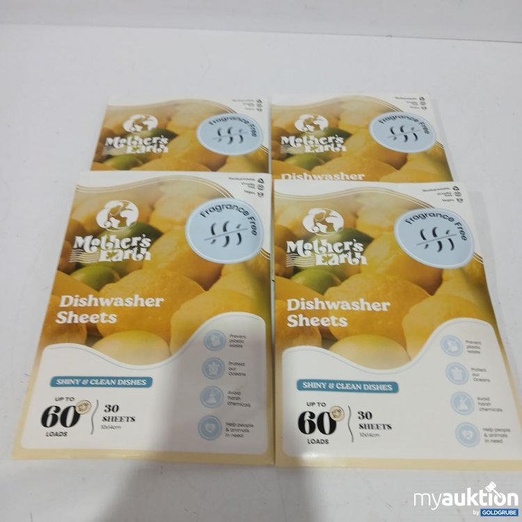 Artikel Nr. 920039: Mohthers Earth Dishwasher Sheets 30 Sheets 4stk