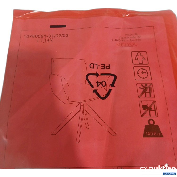 Artikel Nr. 958039: Mid.you Stuhl "Lijan" Beige/creme  