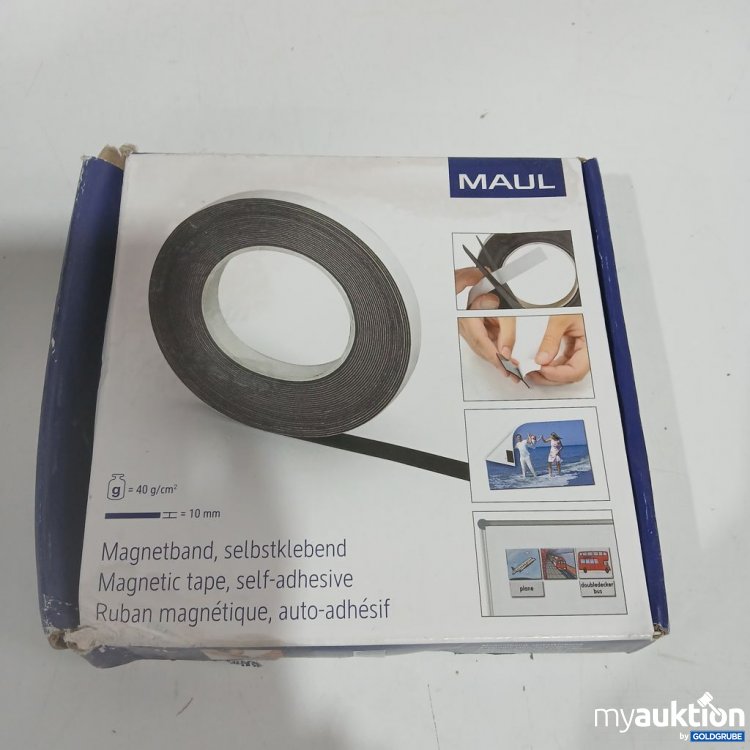 Artikel Nr. 964039 Artikel Nr. 964039: MAUL Magnetband selbstklebend 10mm 10m