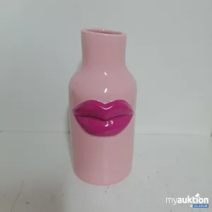 Auktion Rice Rosa Vase mit Lippen-Design