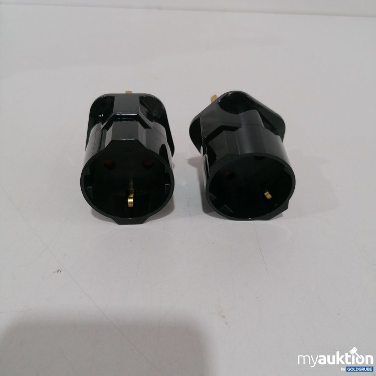 Artikel Nr. 826040 Artikel Nr. 826040: Olivera Travel Adapter schwarz Hongkong 2Stk.