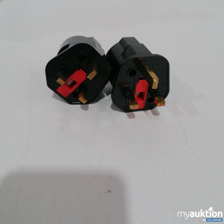 Artikel Nr. 826040 Artikel Nr. 826040: Olivera Travel Adapter schwarz Hongkong 2Stk.