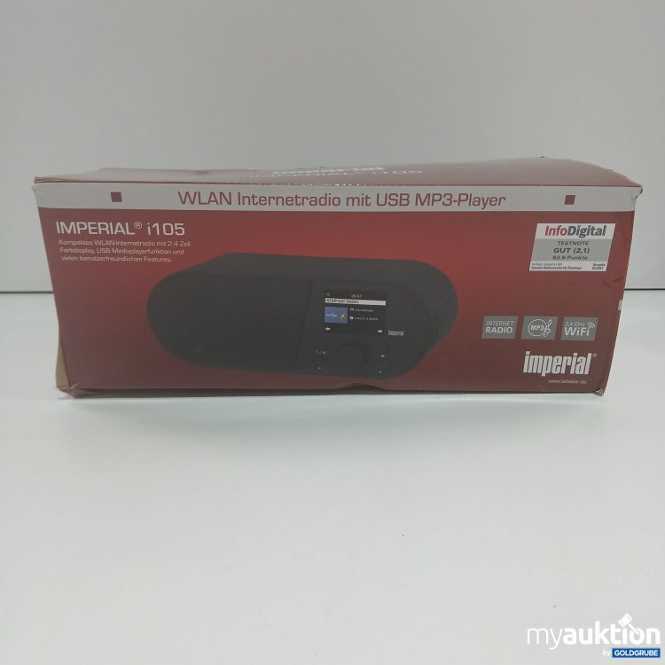Artikel Nr. 868040: Imperial i105 WLAN Internetradio mit USB MP3-Player 