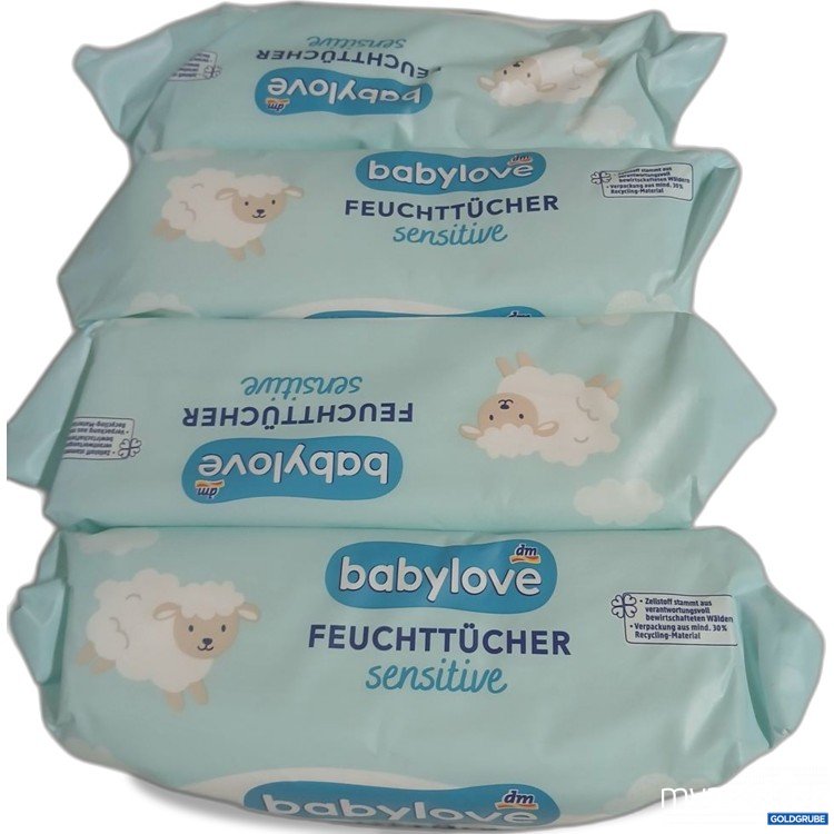 Artikel Nr. 922040: babylove Feuchttücher sensitive 4x80 Tücher