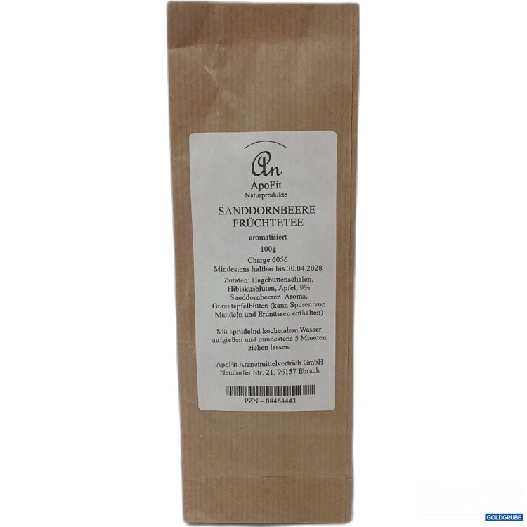 Artikel Nr. 957040: ApoFit Sanddornbeere Früchtetee 100g
