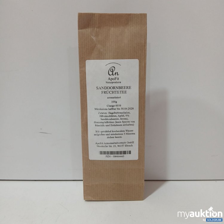 Artikel Nr. 957040: ApoFit Sanddornbeere Früchtetee 100g