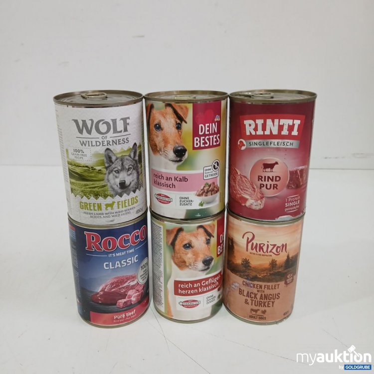 Artikel Nr. 968040: Diverse Hundefutter 6x400g