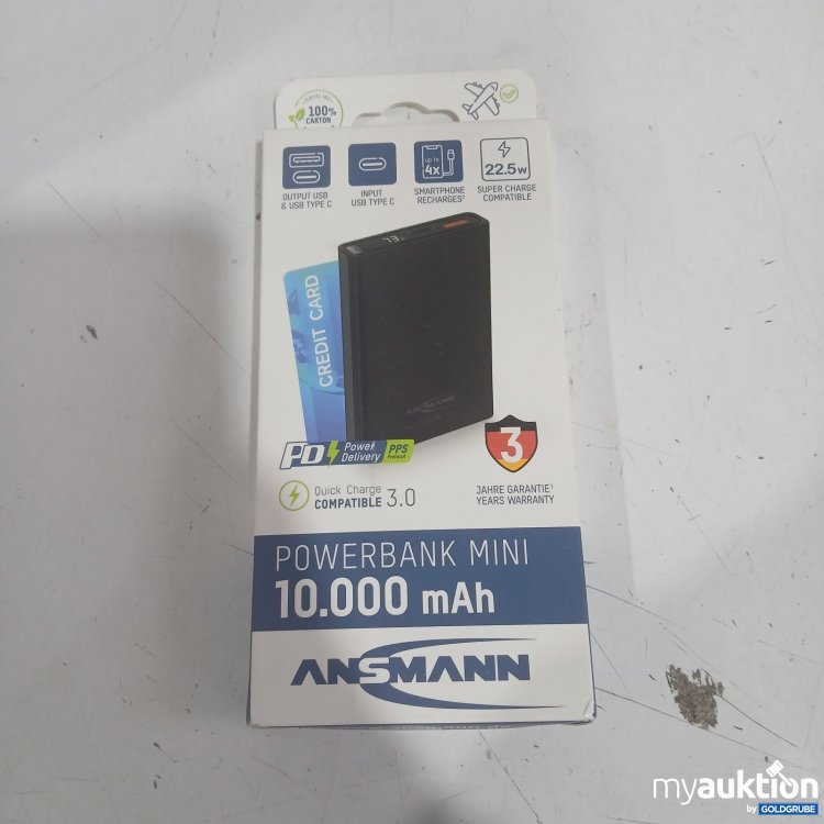 Artikel Nr. 448041: Ansmann Powerbank Mini 10.000 mAh