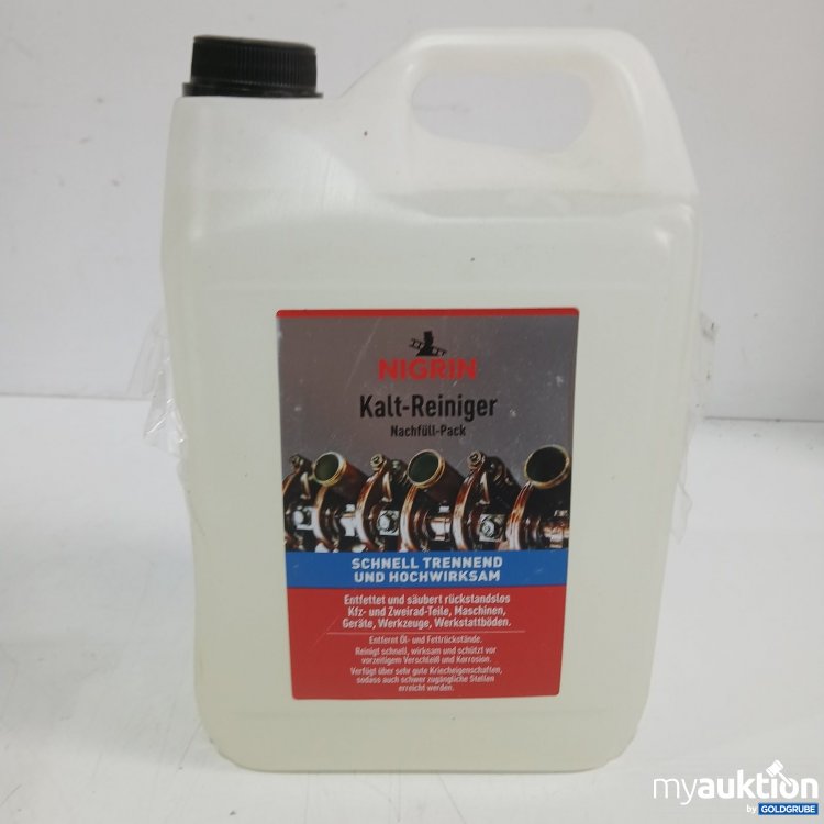 Artikel Nr. 467041 Artikel Nr. 467041: Nigrin Kalt-Reiniger Nachfüll-Pack 5l