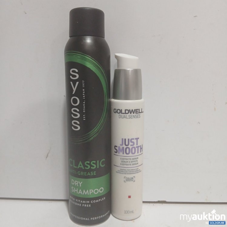Artikel Nr. 479041 Artikel Nr. 479041: Syoss dry shampoo 220ml, Goldwell Just smooth serum für haare 100ml