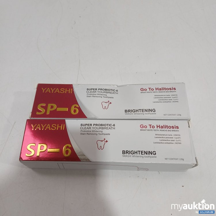 Artikel Nr. 523041: Zahnpasta Yayashi Sp-6 2x120g 