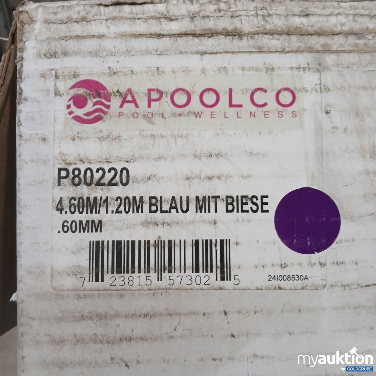 Artikel Nr. 524041: Apoolco 4.60m/1.20m Blau mit Pise P80220 Poolfolie 