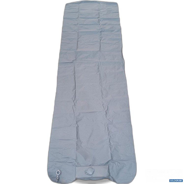 Artikel Nr. 526041: Aufblasbare Camping-Matratze mit integrierten Fußpumpenventil, Grau, 220x70cm 