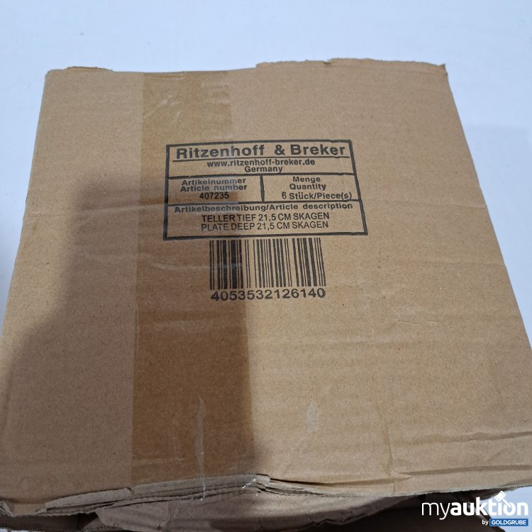 Artikel Nr. 817041 Artikel Nr. 817041: Ritzenhoff & Breker Skagen 407235, 6x Teller tief 21,5 cm