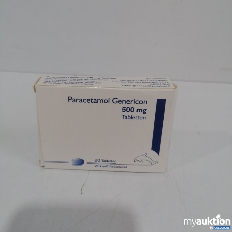Artikel Nr. 860041 Artikel Nr. 860041: Paracetamol Genericon 500mg, 20 Tabletten