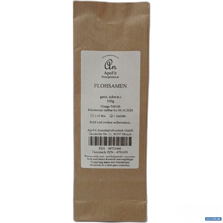 Artikel Nr. 957041: ApoFit Flohsamen Schwarz je 100g