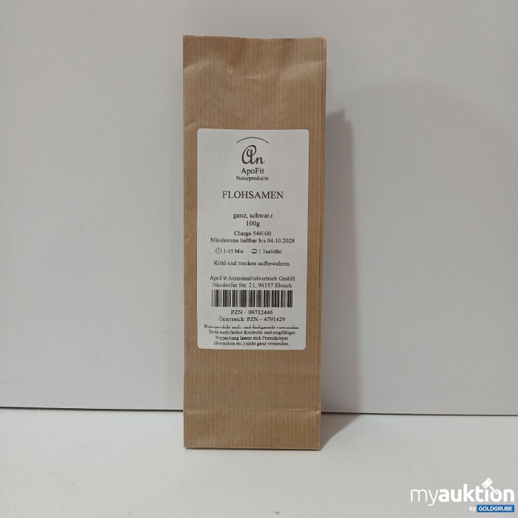 Artikel Nr. 957041: ApoFit Flohsamen Schwarz je 100g