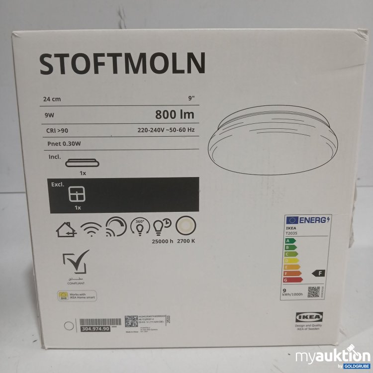 Artikel Nr. 979041 Artikel Nr. 979041: Ikea Stoftmoln 24cm 304.974.90