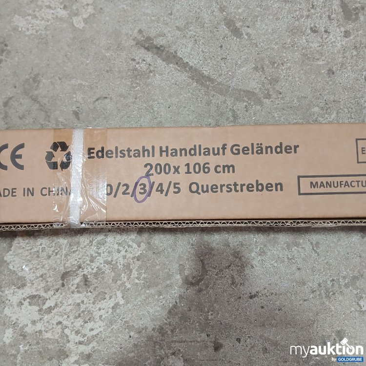 Artikel Nr. 444042: Sea&Mew  Edelstahl Handlauf Geländer 200x106cm