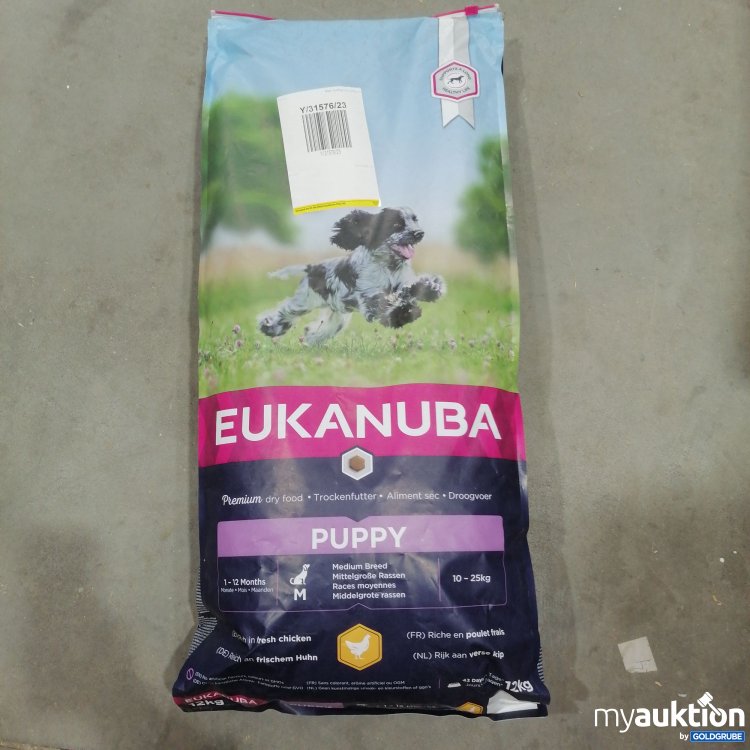 Artikel Nr. 678042 Artikel Nr. 678042: Eukanuba Premium Puppy Hunde Trockenfutter 12kg