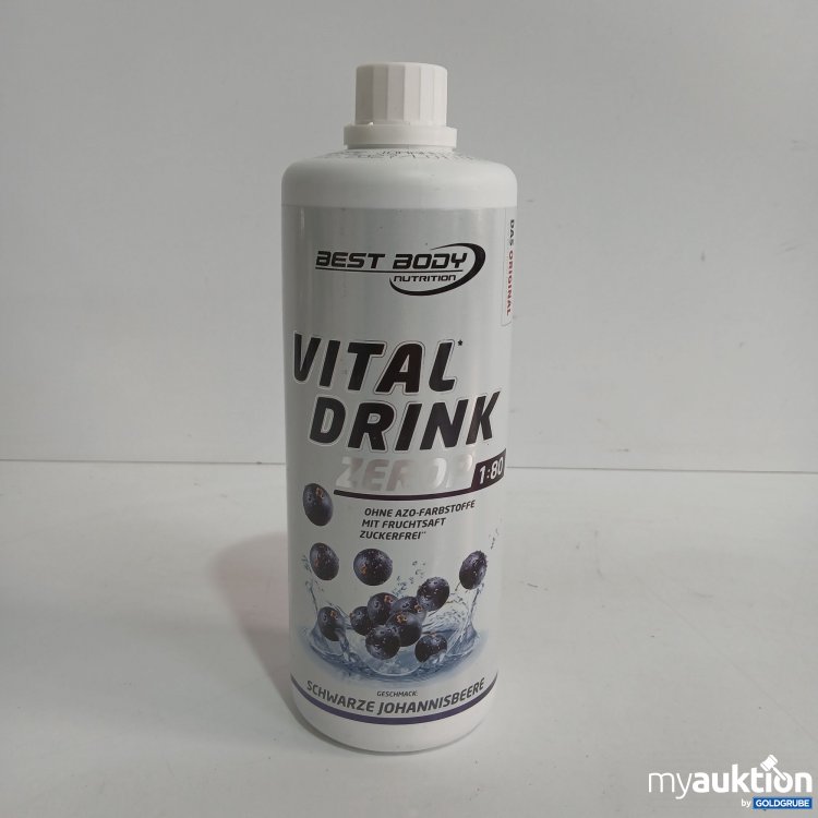 Artikel Nr. 816042 Artikel Nr. 816042: Best Body Vital Drink Zero 1:80 schwarze Johannisbeere 1000ml