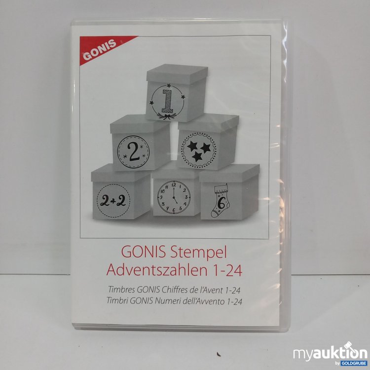 Artikel Nr. 822042 Artikel Nr. 822042: Gonis Stempel Adventzahlen 1-24