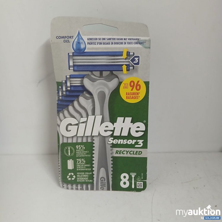 Artikel Nr. 828042 Artikel Nr. 828042: Gillette Sensor3 Recycled Rasierer