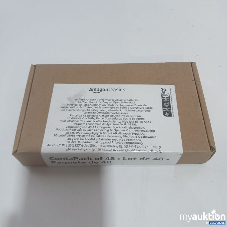 Artikel Nr. 846042 Artikel Nr. 846042: Amazon Basics AA Alkalibatterien 48 Stück