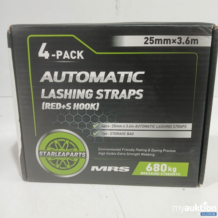 Artikel Nr. 979042 Artikel Nr. 979042: Automatic Lashing Straps (Red+S Hook) 25mmx3,6m
