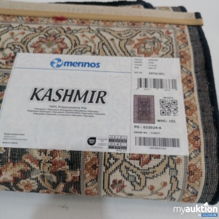 Artikel Nr. 439043 Artikel Nr. 439043: Merino Teppich blau 80x190 cm Kashmir