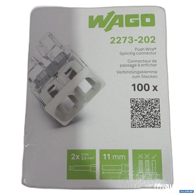 Artikel Nr. 448043: WAGO Verbindungs Klemme 2273-202 100x