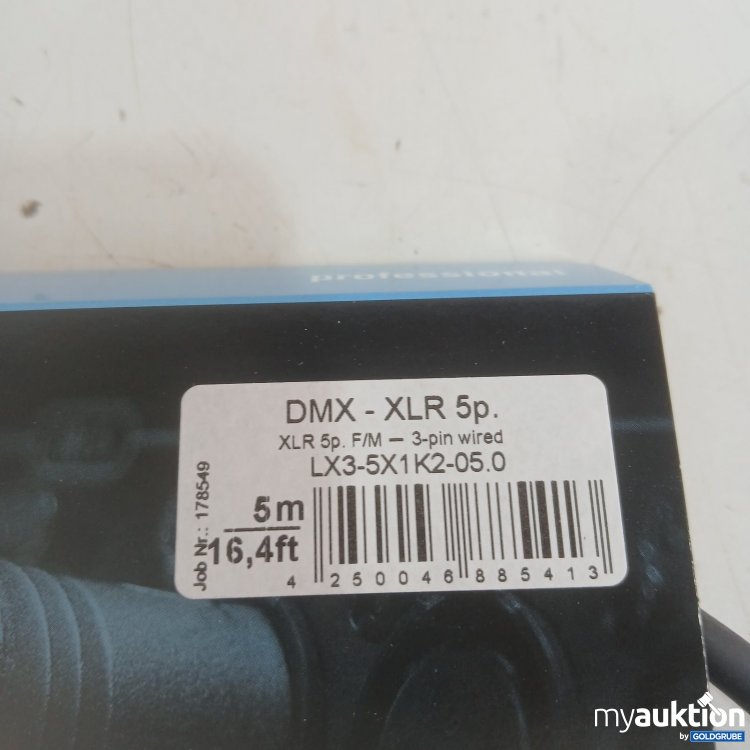 Artikel Nr. 469043 Artikel Nr. 469043: Klotz pro dmx leads - XLR 5p. 5 m