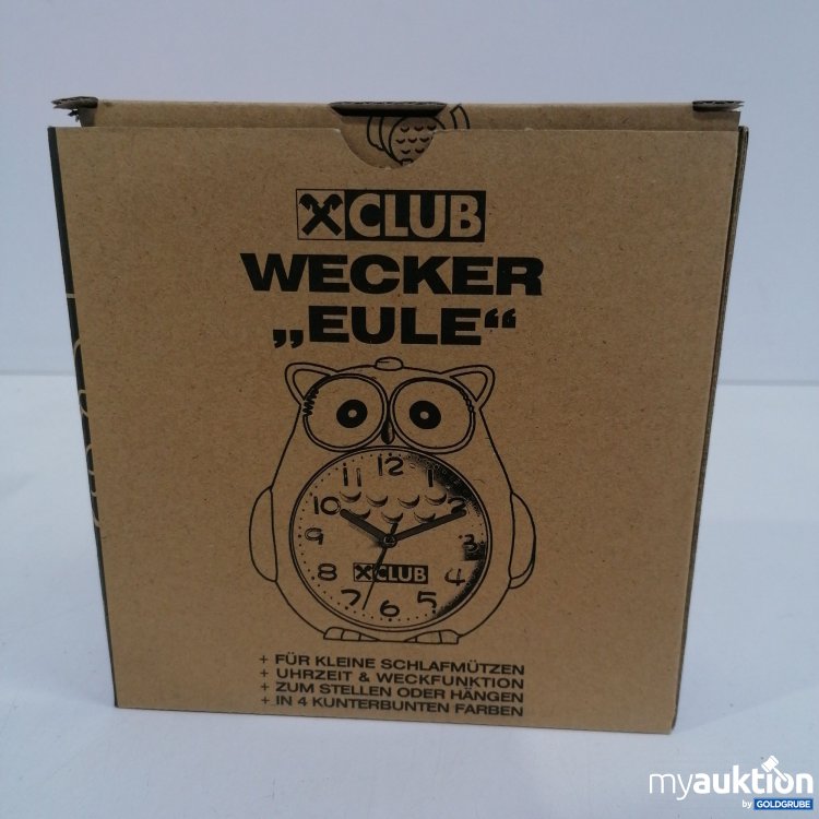 Artikel Nr. 886043 Artikel Nr. 886043: RaiffeisenClub Wecker Eule Silber