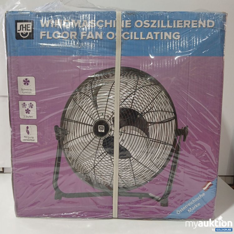 Artikel Nr. 900043 Artikel Nr. 900043: Oszillierender Bodenventilator