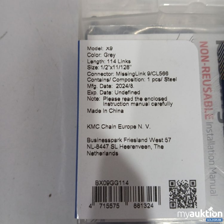 Artikel Nr. 964043: KMC X9 Ketten 9 Speed