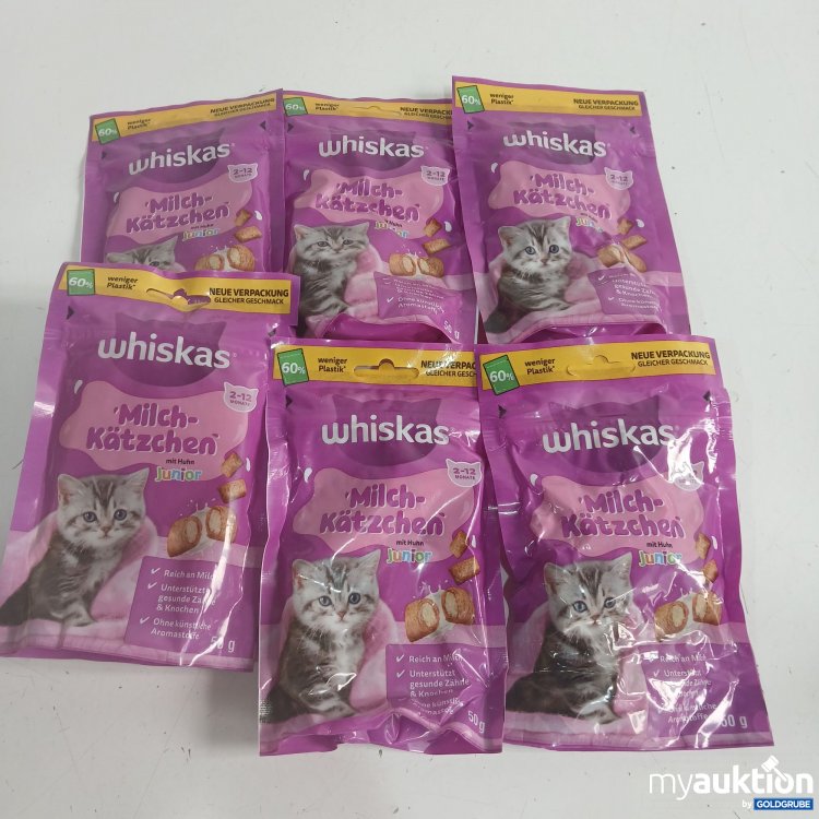 Artikel Nr. 970043: Whiskas Milch Kätzchen mit Huhn Junior je 50g 