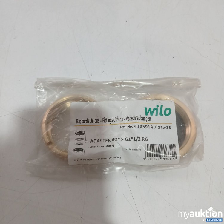 Artikel Nr. 987043 Artikel Nr. 987043: Wilo Raccords Unions Fittings Unions Verschraubung Adapter G2 > G1 "1/2 RG