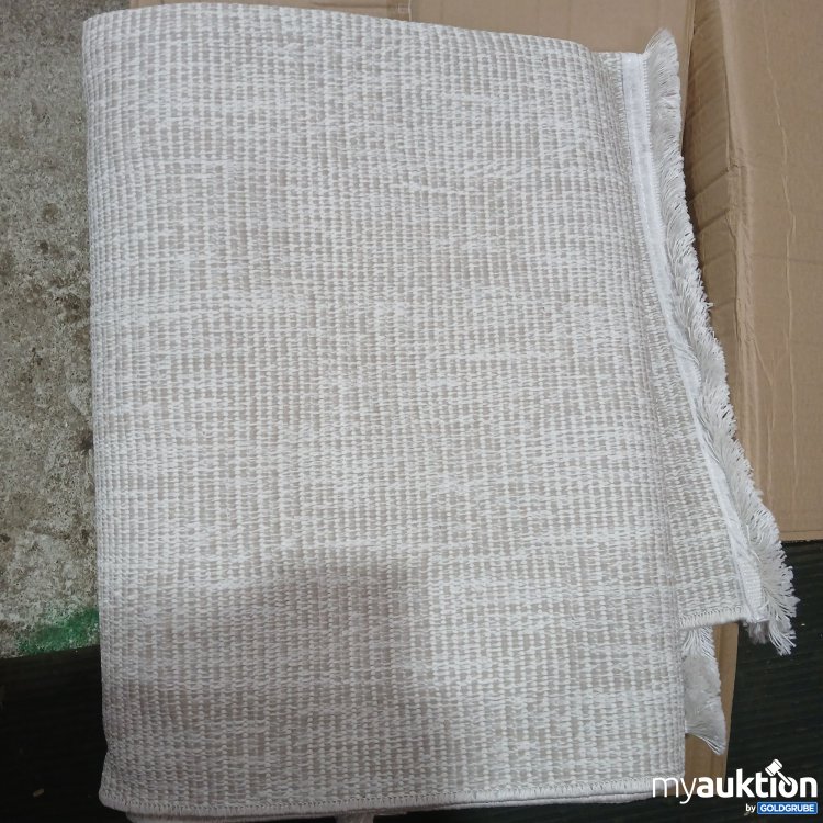 Artikel Nr. 523044: Turkmänischer Teppich beige/Braun 100x250cm 