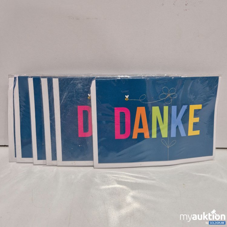 Artikel Nr. 820044 Artikel Nr. 820044: Dankeskarten Set Bunt 12x9cm 6x