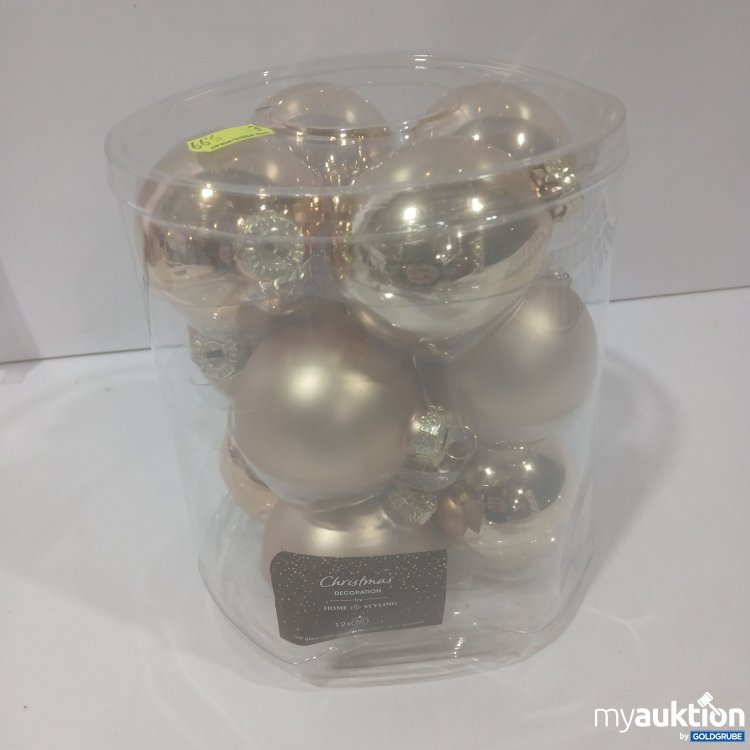 Artikel Nr. 912044: Weihnachtskugeln Gold
