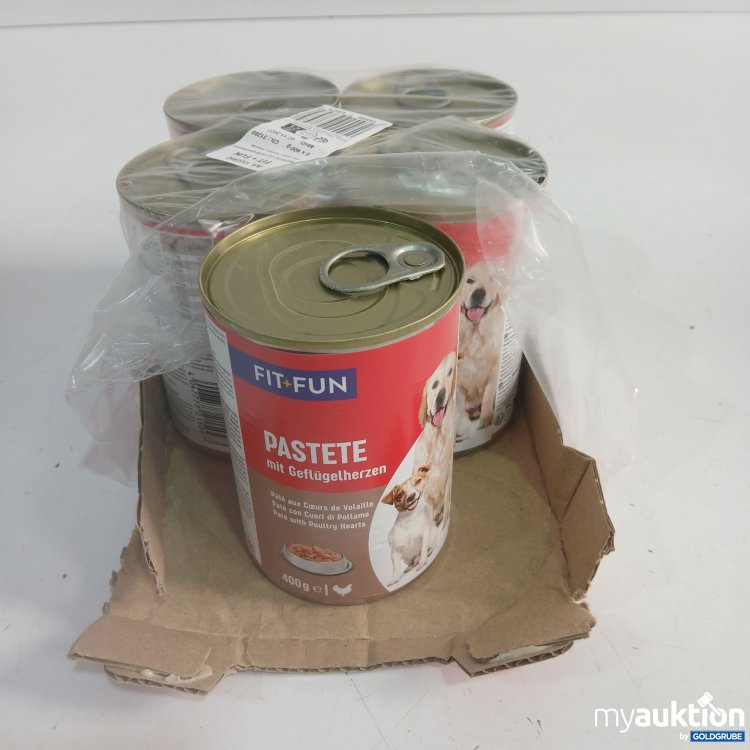 Artikel Nr. 951044: Fit+Fun Pastete mit Geflügelherzen 5x400g