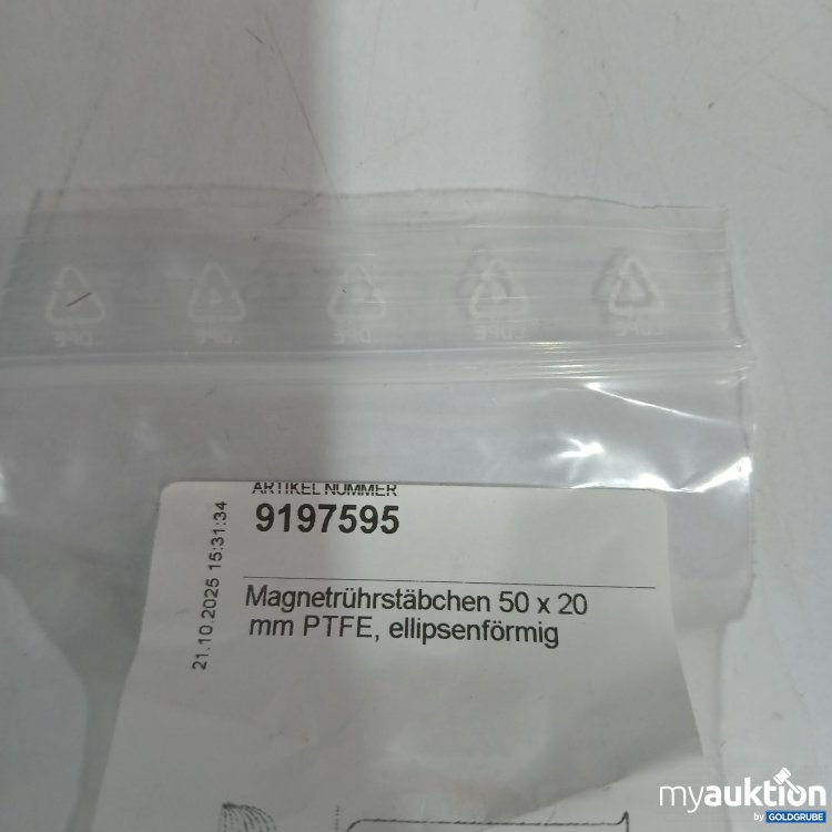 Artikel Nr. 443045: Magnetrührstäbchen 50x20mm ellipsenförmig 