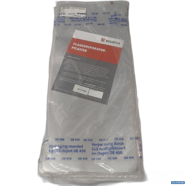 Artikel Nr. 446045 Artikel Nr. 446045: Würth Planenreparatur-Pflaster 500×210mm, 10Stk