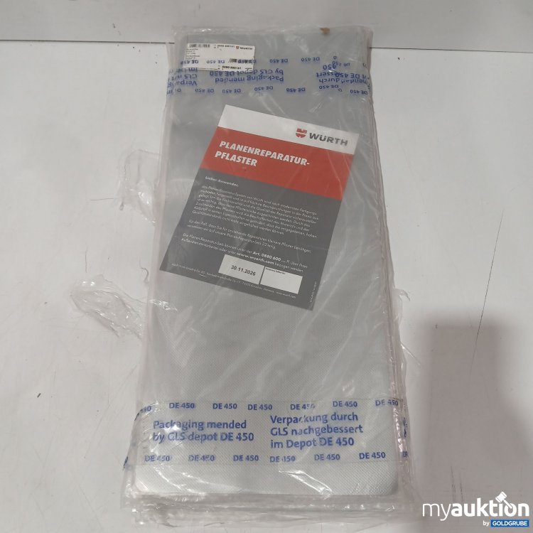 Artikel Nr. 446045 Artikel Nr. 446045: Würth Planenreparatur-Pflaster 500×210mm, 10Stk