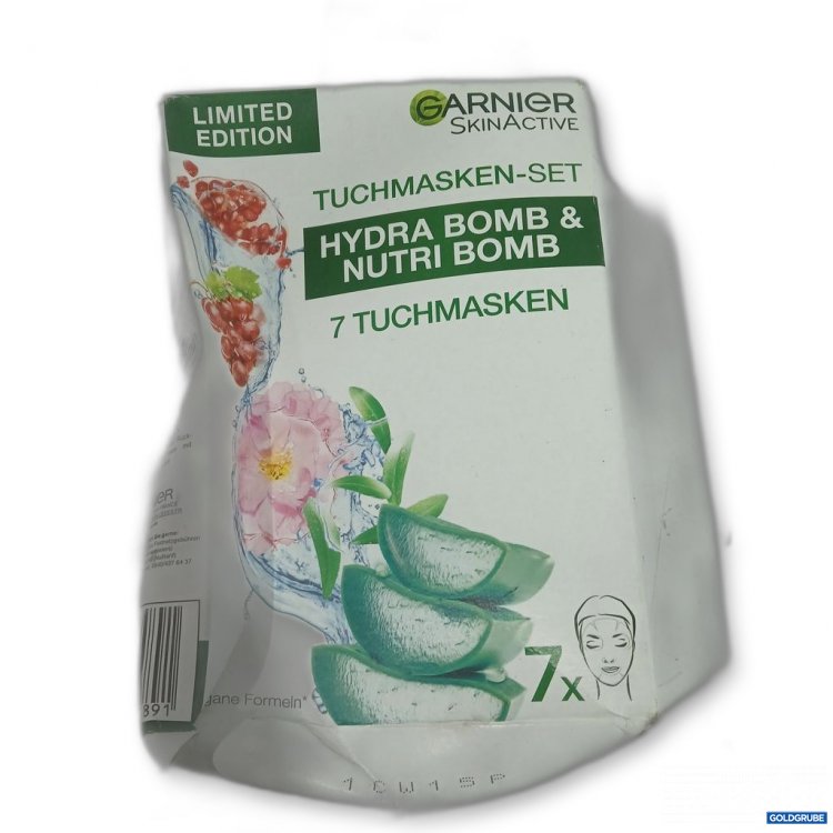 Artikel Nr. 893045: Garnier Tuchmasken-Set Hydra Bomb & Nutri Bomb 7x