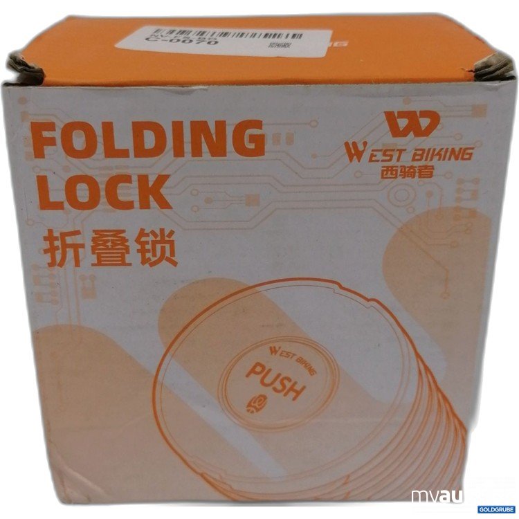 Artikel Nr. 898045: Folding Lock West Biking C-0070